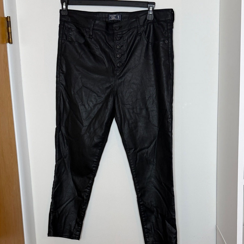 Abercrombie & Fitch High-Rise Super Skinny Ankle Pants Size 33/16s - Picture 2 of 12